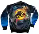 Chaqueta Estilo Beisbolera Niños Niño Dinosaurio Jurassic World Talla 6 ( Tipo Talla 4) Motivo Personaje Regalo