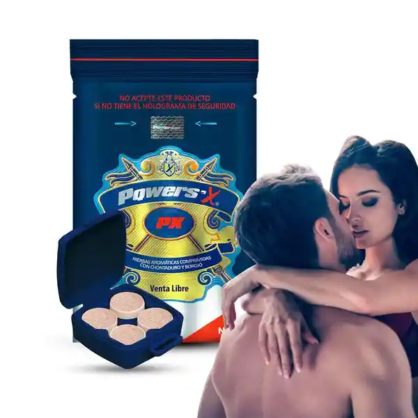   Power Sex  Sachet Con 4 Pastillas Potenciador 100% Natural Con Invima 