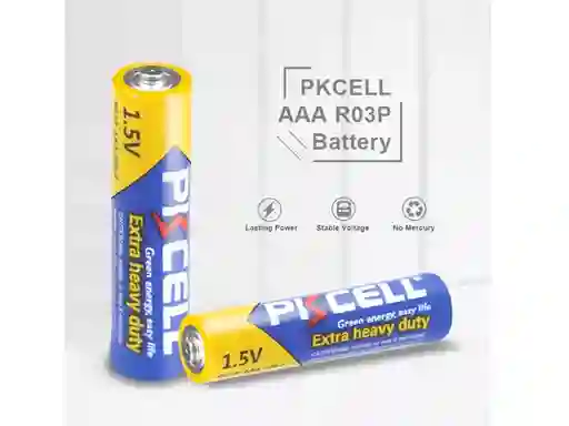 Pilas Aaa De Carbono Y Zinc, 1,5 V, 3a, R03p, Um4, Súper Resistente X Unidad