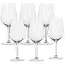 Set De Copas Para Vino X6pcs 350ml - Alpina