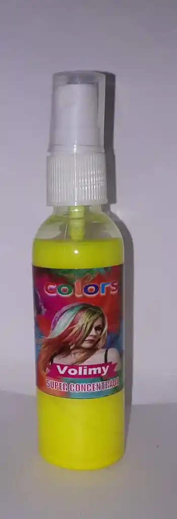 Laca Para Cabello Amarillo Fluorescente