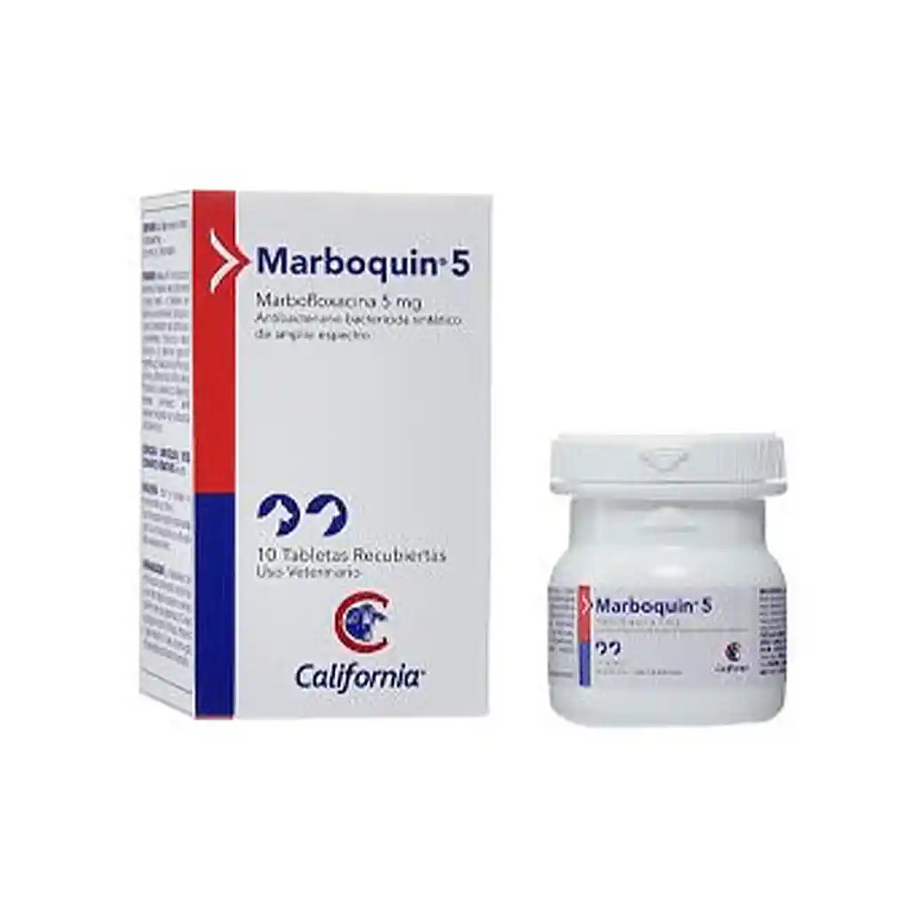 Marboquin 5 Mg Frasco X 10 Tabletas - Antibióticos