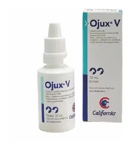 Ojux -v Solución Oftalmica Frasco X 10 Ml