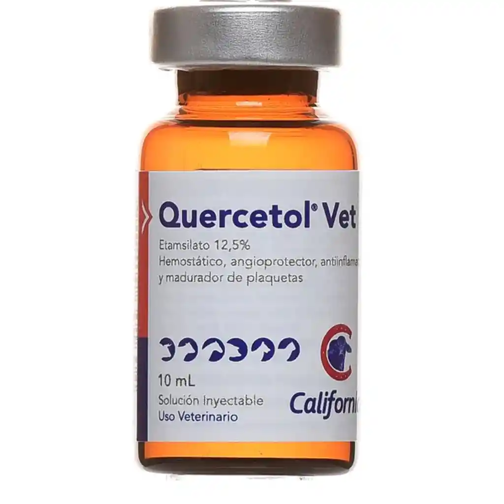  Quercetol-Vet Solucion Inyectable Frasco X 10 Ml 