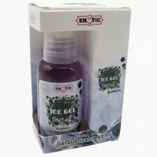 Lubricante Frio Caliente Ice Gel Blue Berry