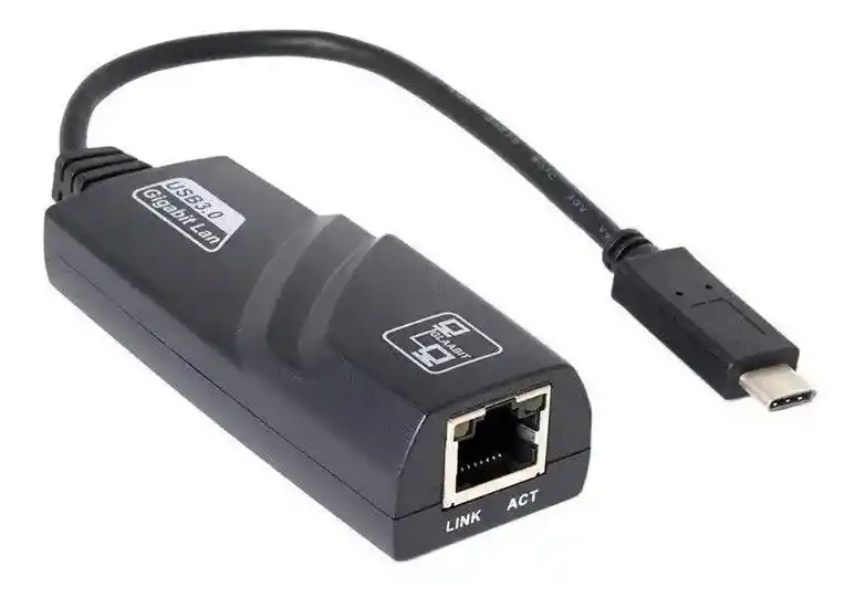 Adaptador Convertidor Usb C A Rj45 Lan Gigabit 10/100/1000