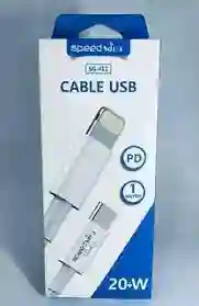 Cable Tipo C To A Lightning Para Iphone Speedsong 20w