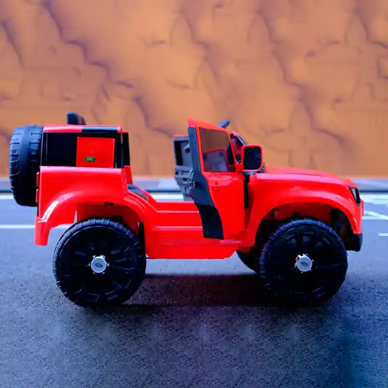 Carro Eléctrico Tipo Land Rover Rojo