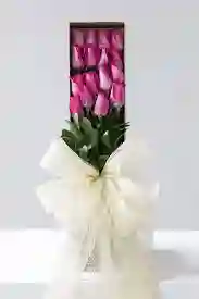 Caja De Rosas Largas