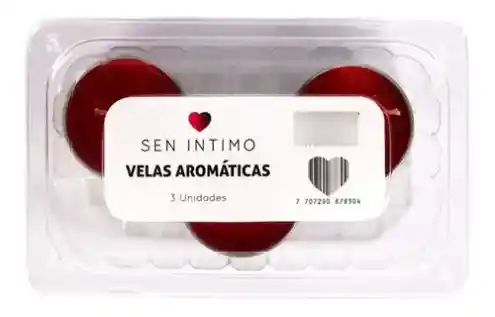 Velas Aromáticas Aromaterapia Sen Intimo X3