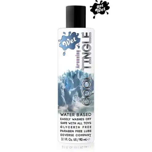 WET Lubricante Multiorgasmos Frio Base De Aguapremium 89Ml