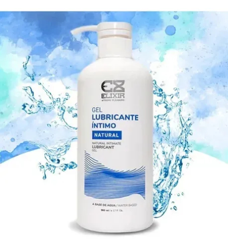 Elixir Gel Lubricante Intimo Naturalbase Agua 500 Ml