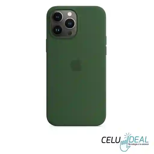 Estuche Silicona Iphone 14 Pro Max Verde Militar