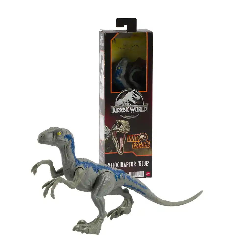 Jurassic World Basic Velociraptor Blue Mattel