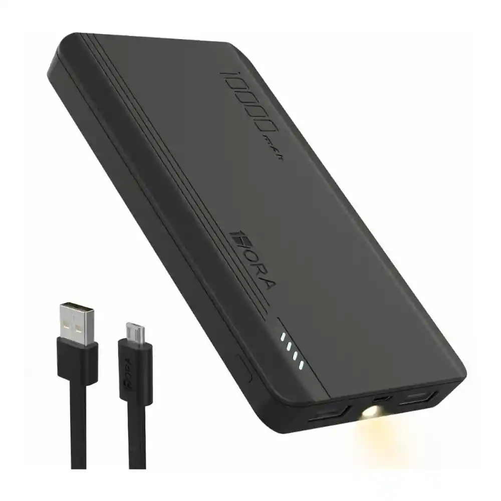 1hora Power Bank Batería Portátil 10.000mah Reales Gar-140