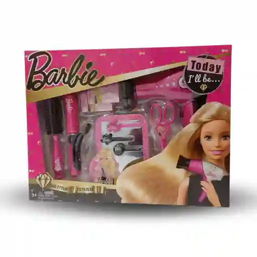 Set De Belleza Barbie Estilista Con Secador