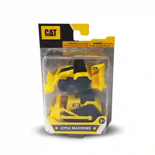 Set De Cat Retroexcavadora Y Tractor Topador