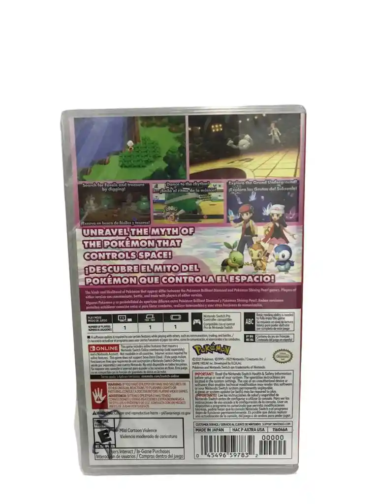 Pokemon Shining Pearl Para Nintendo Switch Nuevo Fisico