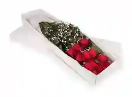 Caja De Rosas Largas