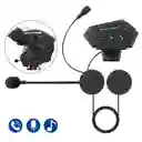 Intercomunicador Para Casco De Moto Auricular Bluetooth Bt-12