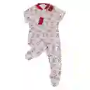 Pijama Bebé Térmica Enteriza Niño Bebe Rojo Talla 0