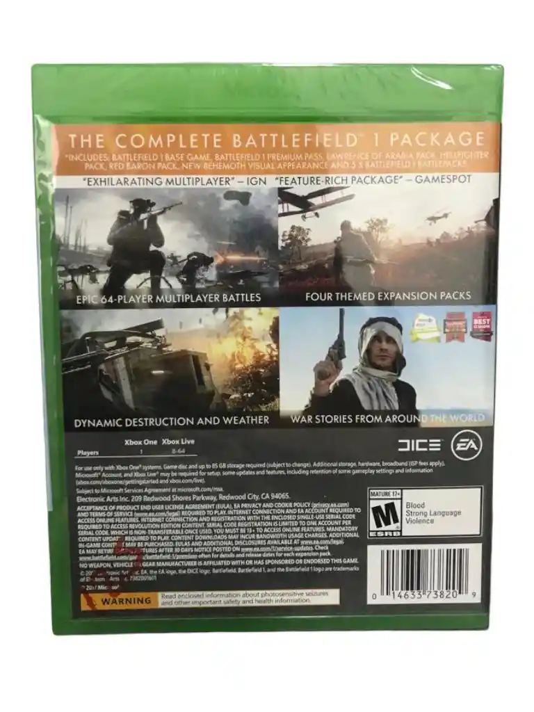 Battlefield 1 Revolution Para Xbox One Nuevo Fisico
