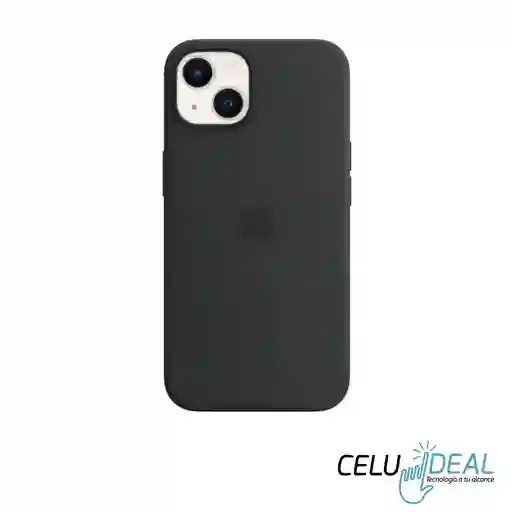 Estuche Silicona Iphone 14 Plus / 15 Plus Negro