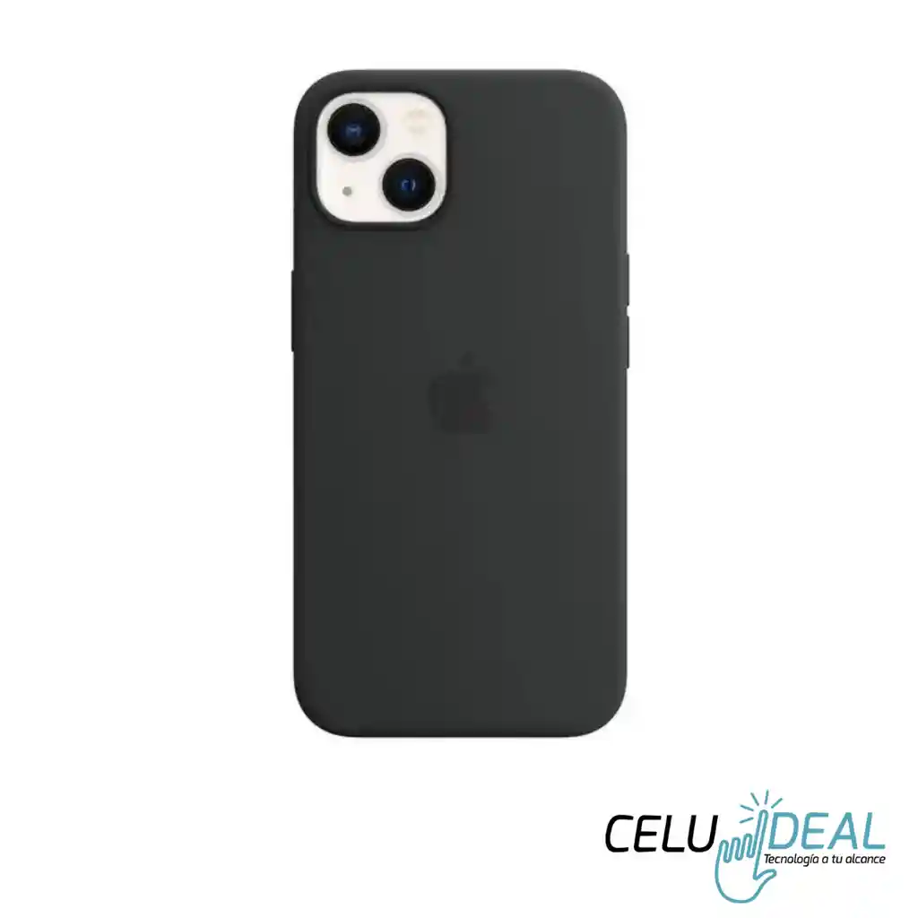 Estuche Silicona Iphone 14 Plus / 15 Plus Negro