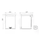 Tramontina Papelera Pedal 12L94538/712 Plateado