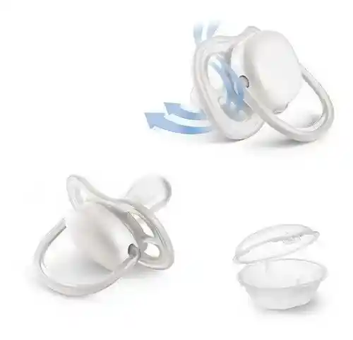 Chupo Entretencion Para Bebe Avent Ultra Air Happy 0-6 Meses
