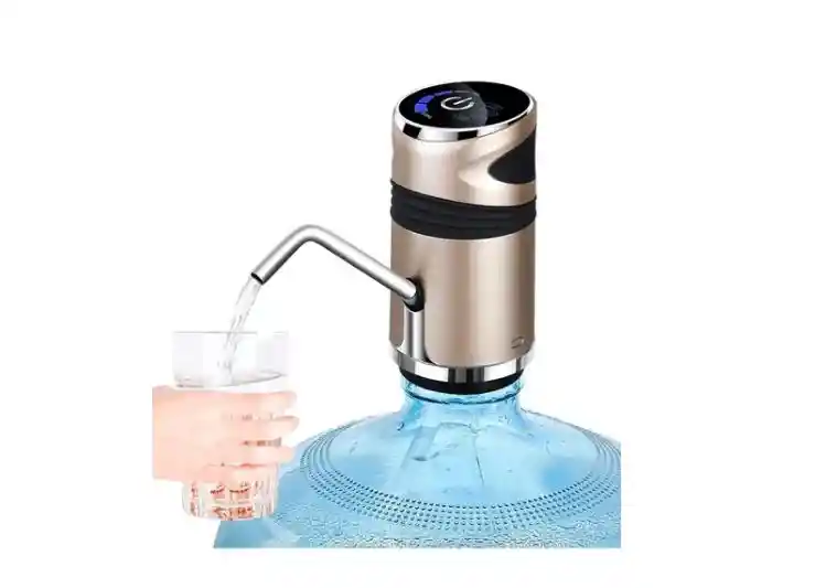 Dispensador Eléctrico Automático De Agua Para Botellón Metalizado Touch