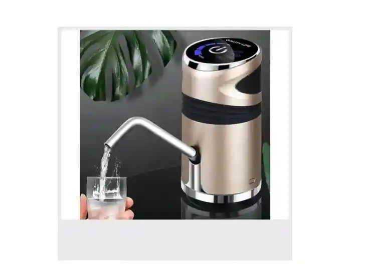 Dispensador Eléctrico Automático De Agua Para Botellón Metalizado Touch