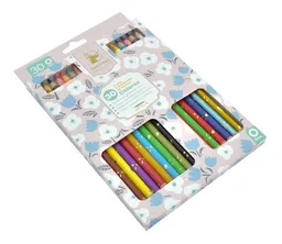 Basicunique Caja X 15 Lápices 30 Colores