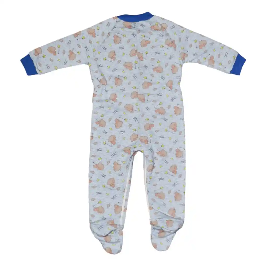 Pijama Térmica Enteriza Niño Azul Celeste Talla 06