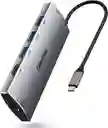 Adaptador Hub Usb Tipo C Otg A Ethernet Rj45 Lan