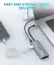 Adaptador Hub Usb Tipo C Otg A Ethernet Rj45 Lan