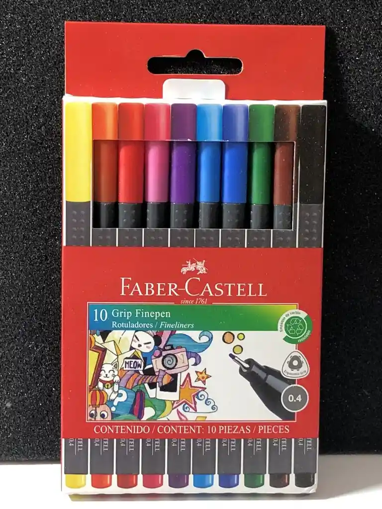 Micropuntas Faber Castell 10
