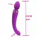 Vibrador Masajeador Doble Estimulacion Doble Motor Con Calefaccion