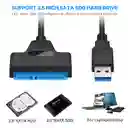 Cable Adaptador Disco Duro 2.5 Hdd Ssd Sata A Usb 3.0 Transferencia Datos