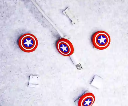Protector De Cables Capitan America
