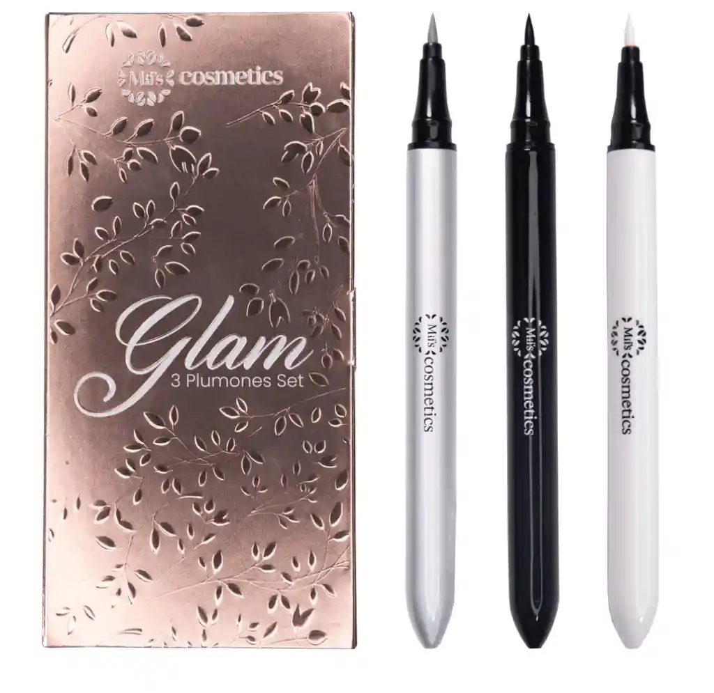  Set De Plumones X 3 Pcs Glam MIIS COSMETICS 