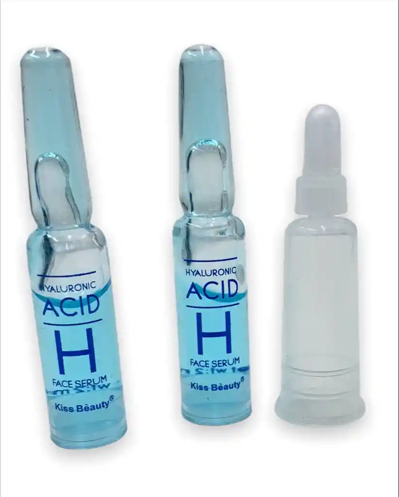 12 Ampollas De Acido Hialuronico 2 Ml + Aplicador Kiss Beauty