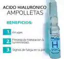 12 Ampollas De Acido Hialuronico 2 Ml + Aplicador Kiss Beauty