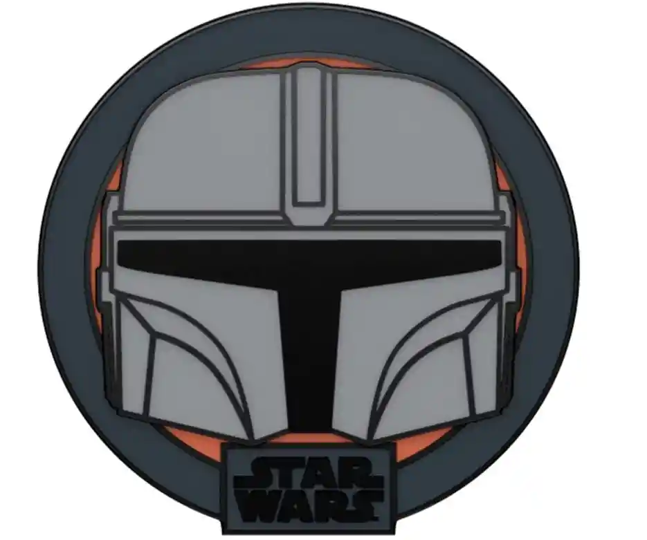 Funko Pop Star Wars: Across The Galaxy - The Mandalorian Holding Grogu Con Pin, Acabado Cromado, Exclusivo De Amazon(original)