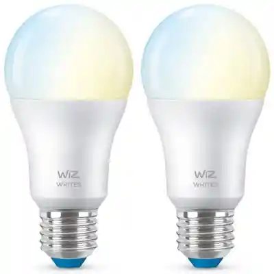 Kitx2 Bombillo Led Inteligente A19 Wi Fi Luz Fria Y Calida