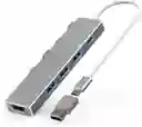 Adaptador Hub Usb C 3 Para Macbook Pro 3.0 Premium 4 En 1