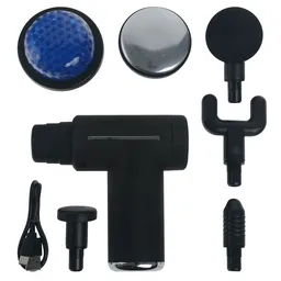 Pistola Masajeador Facial Gun Azul