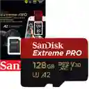 Memoria Micro Sd Sandisk Extreme Pro 128gb 4k Vel. 90mb/s 170mb/s