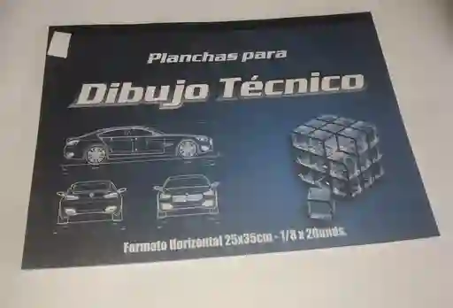 Block De Planchas Para Dibujo Tecnico