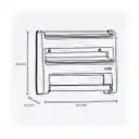 Soporte Porta Rollo De Papel Para Cocina 3 Usos